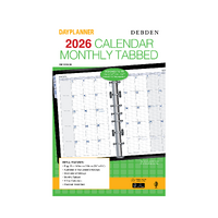 2026 Diary Refill Debden DayPlanner Desk Month to View with Tabs DK1310
