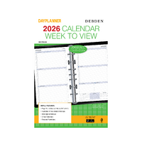 2026 Diary Refill Debden DayPlanner Desk Week to View DK1700
