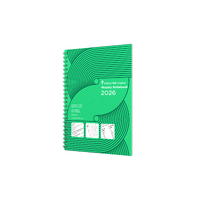 2026 Diary Collins Colplan Weekly Notebook A5 Week to View with Notes (Left) Green 61.P52