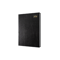 2026 Diary Debden Kyoto A5 Day to Page Black 3301.P99