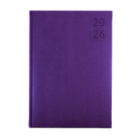 2026 Diary Collins Silhouette A4 Week to View Purple S4700.P55
