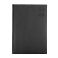 2026 Diary Collins Silhouette A4 Week to View Charcoal S4700.P98