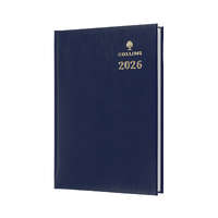 2026 Diary Collins Sterling A5 Day to Page Blue 184.P59