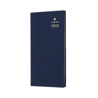2026 Diary Collins Sterling Pocket Slim B6/7 Week to View Portrait Blue 373P.P59