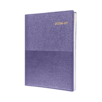 Collins Vanessa 2026-2027 Financial Year Diary A4 Day to Page Purple FY145.V55