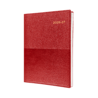 Collins Vanessa 2026-2027 Financial Year Diary A4 Day to Page Red FY145.V15