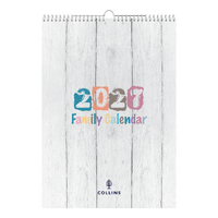 2027 Calendar Collins Brighton Family A3 Wiro Wall BTFC135