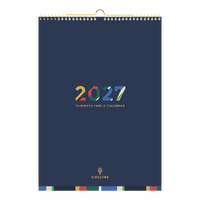 2027 Calendar Collins Edge Mira Family A3 Wiro Wall EDMRFC135