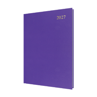 2027 Diary Collins Essential A4 Day to Page Purple, ESSA41.55
