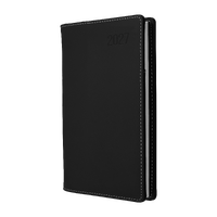 2027 Diary Debden Associate II Pocket B6/7 Week to View Vertical Black, 4651.U99