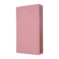 2027 Diary Debden Associate II Pocket B6/7 Week to View Vertical Pink, 4651.U50