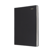 2027 Diary Collins Belmont Desk A4 Day to Page Black, 147.V99