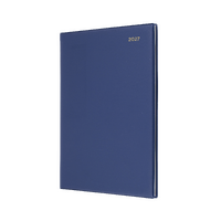 2027 Diary Collins Belmont Desk A4 2 Days to a Page Navy, 247.V59
