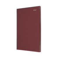 2027 Diary Collins Belmont Desk A4 Week to View Burgundy, 347.V78