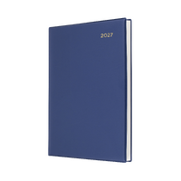 2027 Diary Collins Belmont Desk A5 Day to Page Navy, 187.V59