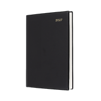 2027 Diary Collins Belmont Desk A5 Day to Page Black, 187.V99