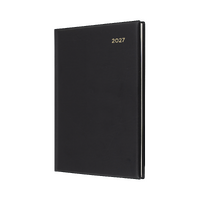2027 Diary Collins Belmont Desk A5 Week to View Black, 387.V99