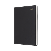 2027 Diary Collins Belmont Desk Manager Day to Page Black, QBA41.V99
