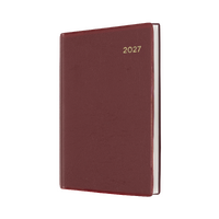 2027 Diary Collins Belmont Pocket A7 Day to Page Burgundy, 137.V78