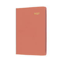 2027 Diary Collins Belmont Colours Pocket A7 Week to View Orange, 337.V44