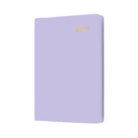 2027 Diary Collins Belmont Colours Pocket A7 Week to View Lilac, 337.V55