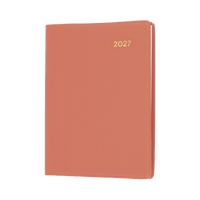 2027 Diary Collins Belmont Colours A7 Week to View with Pencil Orange, 337P.V44