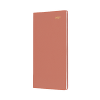 2027 Diary Collins Belmont Colours Slim Week to View Portrait Orange, 377P.V44