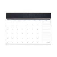 2027 Tabletop Planner Debden 54x38cm Month to View with PVC Enclosure Black, 3902.V99