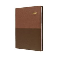 2027 Diary Collins Vanessa A6 Day to Page Tan, 165.V90