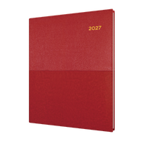 2027 Diary Collins Vanessa Quarto Week to View Red, 325.V15