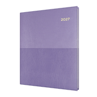 2027 Diary Collins Vanessa Quarto Week to View Purple, 325.V55