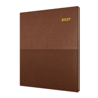 2027 Diary Collins Vanessa Quarto Week to View Tan, 325.V90