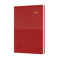 2027 Diary Collins Vanessa B7R Week to View Red, 355.V15
