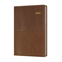 2027 Diary Collins Vanessa B7R Week to View Tan, 355.V90