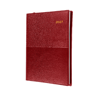 2027 Diary Collins Vanessa A6 Week to View Red, 365.V15