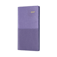 2027 Diary Collins Vanessa B6/7 Week to View Landscape Purple, 375.V55