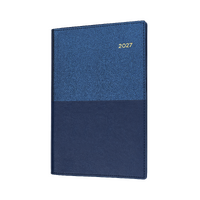 2027 Diary Collins Vanessa A5 Month to View with Notes Blue, 585.V59