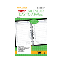 2027 Refill Debden DayPlanner Desk Day to Page, DK1100