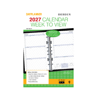 2027 Refill Debden DayPlanner Desk Week to View, DK1700