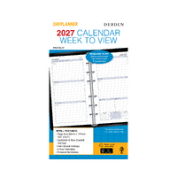 2027 Refill Debden DayPlanner Personal Week to View Ruled, PR2700
