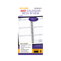 2027 Refill Debden DayPlanner Slim Week to View, SL4700