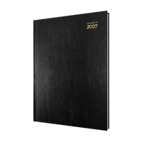 2027 Diary Debden Kyoto A4 Day to Page Black, 3001.P99