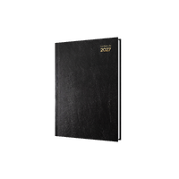 2027 Diary Debden Kyoto A5 Day to Page Black, 3301.P99