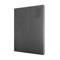 2027 Diary Collins Silhouette A4 Day to Page Charcoal, S4100.P98