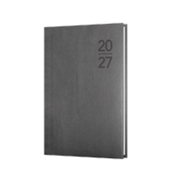 2027 Diary Collins Silhouette B7R Week to View Charcoal, S6700.P98