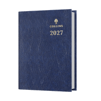 2027 Diary Collins Sterling A7 Day to Page with Pencil Blue, 133P.P59