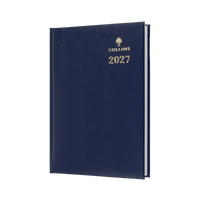 2027 Diary Collins Sterling A5 Day to Page Blue, 184.P59