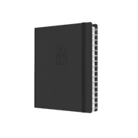 2027 Diary Collins Plan + Note Pro A5 Week to View with Notepad Charcoal, PNP85.U98