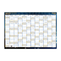 2027 Year Planner Writeraze QC2 70x50cm Laminated Framed 11600