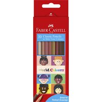 Faber-Castell - Classic Pencils in Skin Tone Colours - 10 Pack